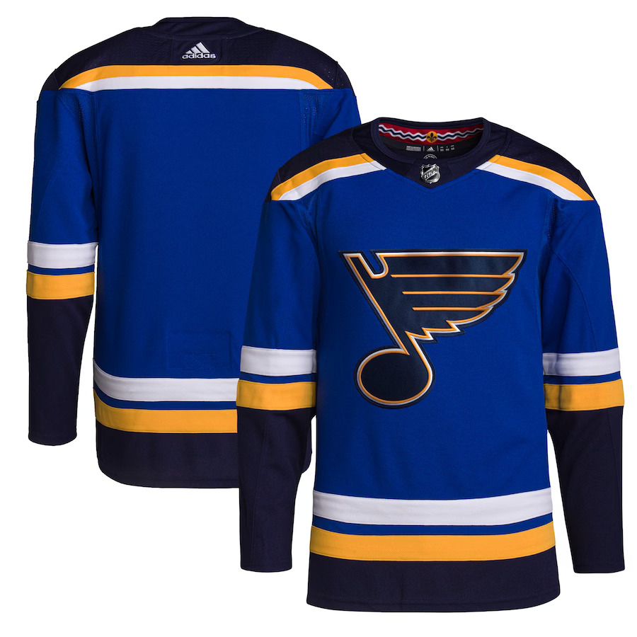 Men St. Louis Blues adidas Royal Home Authentic Pro NHL Jersey